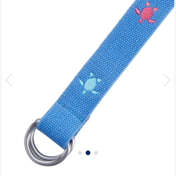 Boys Turtle Embroidered D-Ring Belt - Picture 2 of 6